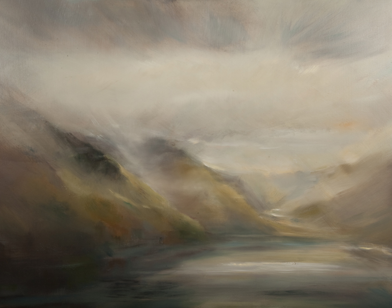 "Loch Lee" - 152cm x 122cm, oil on canvas