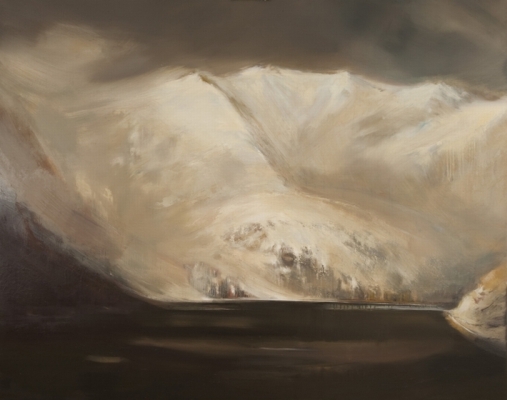 "Loch Lee" - 152cm x 122cm, oil on canvas