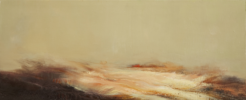 "Maritime Fog" - 62cm x 62cm, oil on canvas